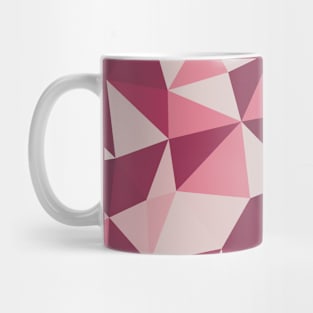 Red Wine Geometric Pattern Design Mug